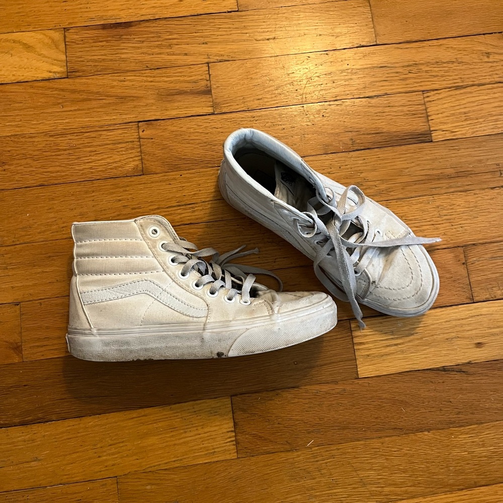 White High Top Vans